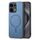 Per OPPO Reno13 Pro 5G Retro Magsafe Custodia per telefono con cover posteriore in PU magnetica (blu)