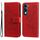 Per vivo Y29s 5G / Y04 4G Custodia in pelle con stampa a fiori a sette petali (rosso) Per vivo Y29s 5G / Y04 4G Custodia in pelle con stampa a fiori a sette petali (rosso)