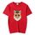Maglietta a maniche corte in modal con scollo rotondo stampato Gentleman Fox, stampa su richiesta, taglia: XXXXL (rosso) Maglietta a maniche corte in modal con scollo rotondo stampato Gentleman Fox, stampa su richiesta, taglia: XXXXL (rosso)