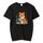 T-shirt a maniche corte in modal con scollo rotondo stampato Reading Fox, stampa su richiesta, taglia: XXXXL (nero) T-shirt a maniche corte in modal con scollo rotondo stampato Reading Fox, stampa su richiesta, taglia: XXXXL (nero)