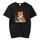 T-shirt a maniche corte in modal con scollo rotondo stampato Reading Fox, stampa su richiesta, taglia: XXXXXL (nero) T-shirt a maniche corte in modal con scollo rotondo stampato Reading Fox, stampa su richiesta, taglia: XXXXXL (nero)