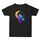 Maglietta a maniche corte in cotone estivo con stampa Moon Wolf, stampa su richiesta, taglia: XXXL (nero) Maglietta a maniche corte in cotone estivo con stampa Moon Wolf, stampa su richiesta, taglia: XXXL (nero)