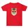 Gentleman Fox stampato estate larga cotone manica corta T-shirt stampa su richiesta, taglia: S (rosso) Gentleman Fox stampato estate larga cotone manica corta T-shirt stampa su richiesta, taglia: S (rosso)