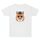 Gentleman Fox stampato estate larga cotone manica corta T-shirt stampa su richiesta, taglia: L (bianco) Gentleman Fox stampato estate larga cotone manica corta T-shirt stampa su richiesta, taglia: L (bianco)