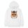Felpa con cappuccio in pile stampato Gentleman Fox Stampa su richiesta, taglia: XS (bianco) Felpa con cappuccio in pile stampato Gentleman Fox Stampa su richiesta, taglia: XS (bianco)