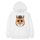 Felpa con cappuccio in pile stampato Gentleman Fox Stampa su richiesta, taglia: XXXL (bianco) Felpa con cappuccio in pile stampato Gentleman Fox Stampa su richiesta, taglia: XXXL (bianco)