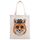 Borsa a mano in tela stampata Gentleman Fox su richiesta, dimensioni: 40x35 cm (beige) Borsa a mano in tela stampata Gentleman Fox su richiesta, dimensioni: 40x35 cm (beige)