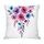 Federa per cuscino da divano con stampa di fiori ad acquerello, senza stampa centrale, su richiesta, dimensioni: 45x45 cm (raso brillante) Federa per cuscino da divano con stampa di fiori ad acquerello, senza stampa centrale, su richiesta, dimensioni: 45x45 cm (raso brillante)