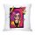 Cuscino per divano stampato con ragazza dai capelli viola con stampa centrale su richiesta, dimensioni: 60x60 cm (raso brillante) Cuscino per divano stampato con ragazza dai capelli viola con stampa centrale su richiesta, dimensioni: 60x60 cm (raso brillante)