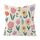 Cuscino per divano stampato con motivo a giardino colorato con stampa centrale su richiesta, dimensioni: 40x40 cm (lino bianco) Cuscino per divano stampato con motivo a giardino colorato con stampa centrale su richiesta, dimensioni: 40x40 cm (lino bianco)