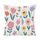 Cuscino per divano stampato con motivo a giardino colorato con stampa centrale su richiesta, dimensioni: 50x50 cm (velluto granulare Twill) Cuscino per divano stampato con motivo a giardino colorato con stampa centrale su richiesta, dimensioni: 50x50 cm (velluto granulare Twill)