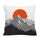 Cuscino per divano stampato Sunrise Mountain con stampa centrale su richiesta, dimensioni: 45x45 cm (velluto di cristallo)