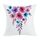 Cuscino per divano stampato con fiori ad acquerello con stampa centrale su richiesta, dimensioni: 40x40 cm (elasticità bidirezionale) Cuscino per divano stampato con fiori ad acquerello con stampa centrale su richiesta, dimensioni: 40x40 cm (elasticità bidirezionale)