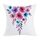 Cuscino per divano stampato con fiori ad acquerello con stampa centrale su richiesta, dimensioni: 50x50 cm (elasticità bidirezionale) Cuscino per divano stampato con fiori ad acquerello con stampa centrale su richiesta, dimensioni: 50x50 cm (elasticità bidirezionale)