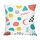 Cuscino per divano stampato con motivo geometrico con stampa centrale su richiesta, dimensioni: 35x35 cm (raso lucido) Cuscino per divano stampato con motivo geometrico con stampa centrale su richiesta, dimensioni: 35x35 cm (raso lucido)