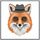 Dipinto decorativo Gentleman Fox con cornice PS Stampa su richiesta, dimensioni: 80x80 cm Dipinto decorativo Gentleman Fox con cornice PS Stampa su richiesta, dimensioni: 80x80 cm