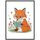 Dipinto decorativo Reading Fox con cornice PS Stampa su richiesta, dimensioni: 15x20 cm Dipinto decorativo Reading Fox con cornice PS Stampa su richiesta, dimensioni: 15x20 cm