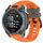 Per Garmin Instinct 3 AMOLED / Solar 45mm Cinturino da polso traspirante in silicone (arancione blu crepuscolo) Per Garmin Instinct 3 AMOLED / Solar 45mm Cinturino da polso traspirante in silicone (arancione blu crepuscolo)