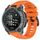 Per Garmin Instinct 3 AMOLED / Solar 45mm Cinturino da polso traspirante in silicone (arancione) Per Garmin Instinct 3 AMOLED / Solar 45mm Cinturino da polso traspirante in silicone (arancione)