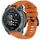 Per Garmin Instinct 3 AMOLED / Solar 50mm Cinturino da polso traspirante in silicone (arancione scuro) Per Garmin Instinct 3 AMOLED / Solar 50mm Cinturino da polso traspirante in silicone (arancione scuro)