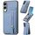 Per Samsung Galaxy S25 Edge 5G Custodia per telefono con cerniera a ribalta verticale in fibra di carbonio (blu) Per Samsung Galaxy S25 Edge 5G Custodia per telefono con cerniera a ribalta verticale in fibra di carbonio (blu)