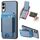 Per Samsung Galaxy S25 Edge 5G Custodia per telefono con supporto a portafoglio verticale in fibra di carbonio (blu) Per Samsung Galaxy S25 Edge 5G Custodia per telefono con supporto a portafoglio verticale in fibra di carbonio (blu)