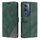 Per vivo Y19s Custodia in pelle con cuciture Skin Feel (verde)