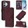 Custodia a tracolla in pelle con stampa 3D per Honor 400 Lite (rosso vino) Custodia a tracolla in pelle con stampa 3D per Honor 400 Lite (rosso vino)
