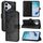 Custodia in pelle con motivo a farfalla in rilievo per Honor 400 Lite (nero) Custodia in pelle con motivo a farfalla in rilievo per Honor 400 Lite (nero)