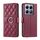 Per Xiaomi 14T Custodia per telefono in pelle con fibbia ad anello rombica (rosso) Per Xiaomi 14T Custodia per telefono in pelle con fibbia ad anello rombica (rosso)