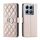 Per Xiaomi 14T Custodia per telefono in pelle con fibbia ad anello rombica (oro rosa) Per Xiaomi 14T Custodia per telefono in pelle con fibbia ad anello rombica (oro rosa)