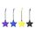 Per Airtag 4 pezzi YOYOISLES Air Stars Series EVA Portachiavi Localizzatore Custodia protettiva Per Airtag 4 pezzi YOYOISLES Air Stars Series EVA Portachiavi Localizzatore Custodia protettiva