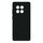 Per OnePlus 13R Custodia per telefono in silicone liquido imitazione (nero) Per OnePlus 13R Custodia per telefono in silicone liquido imitazione (nero)