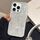 Per iPhone 16 Pro Glitter Corrugated PC Hybrid TPU Custodia per telefono (verde)
