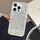 Per iPhone 15 Pro Max Custodia per telefono in TPU ibrido PC ondulato glitterato (bianco) Per iPhone 15 Pro Max Custodia per telefono in TPU ibrido PC ondulato glitterato (bianco)