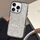 Per iPhone 15 Pro Max Custodia per telefono in TPU ibrido PC ondulato glitterato (nero) Per iPhone 15 Pro Max Custodia per telefono in TPU ibrido PC ondulato glitterato (nero)