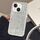 Per iPhone 15 Plus Custodia per telefono TPU ibrida in PC ondulato glitterato (bianco) Per iPhone 15 Plus Custodia per telefono TPU ibrida in PC ondulato glitterato (bianco)
