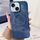 Per iPhone 15 Denim MagSafe Custodia magnetica per PC + PU Custodia per telefono (blu scuro) Per iPhone 15 Denim MagSafe Custodia magnetica per PC + PU Custodia per telefono (blu scuro)