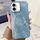 Per iPhone 16 Plus Denim MagSafe Custodia magnetica per PC + PU Custodia per telefono (azzurro chiaro) Per iPhone 16 Plus Denim MagSafe Custodia magnetica per PC + PU Custodia per telefono (azzurro chiaro)