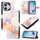 Custodia in pelle con motivo marmo per Honor 400 Lite PT003 (marmo bianco) Custodia in pelle con motivo marmo per Honor 400 Lite PT003 (marmo bianco)