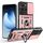 Per Honor X8c 4G Custodia per fotocamera scorrevole in TPU+PC (oro rosa)