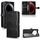 Custodia in pelle con trama a nido d'ape per Xiaomi 15 Ultra (nera)