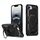 Per iPhone 16e Custodia per telefono con supporto MagSafe satinato (nero)