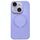 Per iPhone 15 Custodia per telefono in silicone MagSafe con lente in vetro acrilico e finestra piccola (viola) Per iPhone 15 Custodia per telefono in silicone MagSafe con lente in vetro acrilico e finestra piccola (viola)