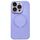 Per iPhone 14 Pro Custodia per telefono in silicone MagSafe con lente in vetro acrilico e finestra piccola (viola) Per iPhone 14 Pro Custodia per telefono in silicone MagSafe con lente in vetro acrilico e finestra piccola (viola)