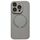 Per iPhone 14 Pro Custodia per telefono in silicone MagSafe con lente in vetro acrilico e finestra piccola (grigio) Per iPhone 14 Pro Custodia per telefono in silicone MagSafe con lente in vetro acrilico e finestra piccola (grigio)