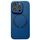 Per iPhone 14 Pro Custodia per telefono in silicone MagSafe con piccola finestra in vetro acrilico e lente (blu notte) Per iPhone 14 Pro Custodia per telefono in silicone MagSafe con piccola finestra in vetro acrilico e lente (blu notte)