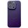Per iPhone 12 Pro Max Custodia per telefono in silicone MagSafe con piccola finestra in vetro acrilico e lente (viola scuro) Per iPhone 12 Pro Max Custodia per telefono in silicone MagSafe con piccola finestra in vetro acrilico e lente (viola scuro)