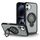 Per iPhone 16 Plus Custodia magnetica con supporto ad anello (grigio)