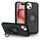 Per iPhone 15 Custodia magnetica con supporto ad anello (nero)
